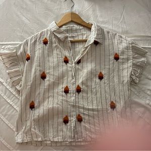 THML flutter sleeve top